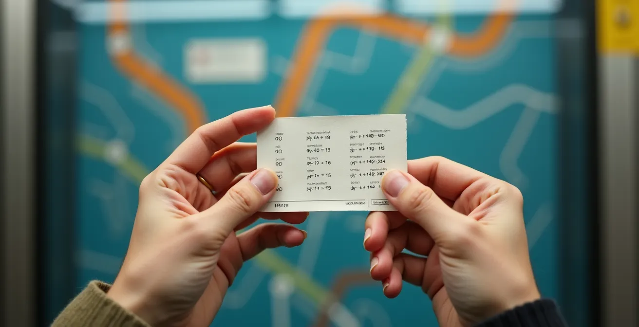 Plan de métro de Montréal affiché dans une station avec une personne consultant la carte