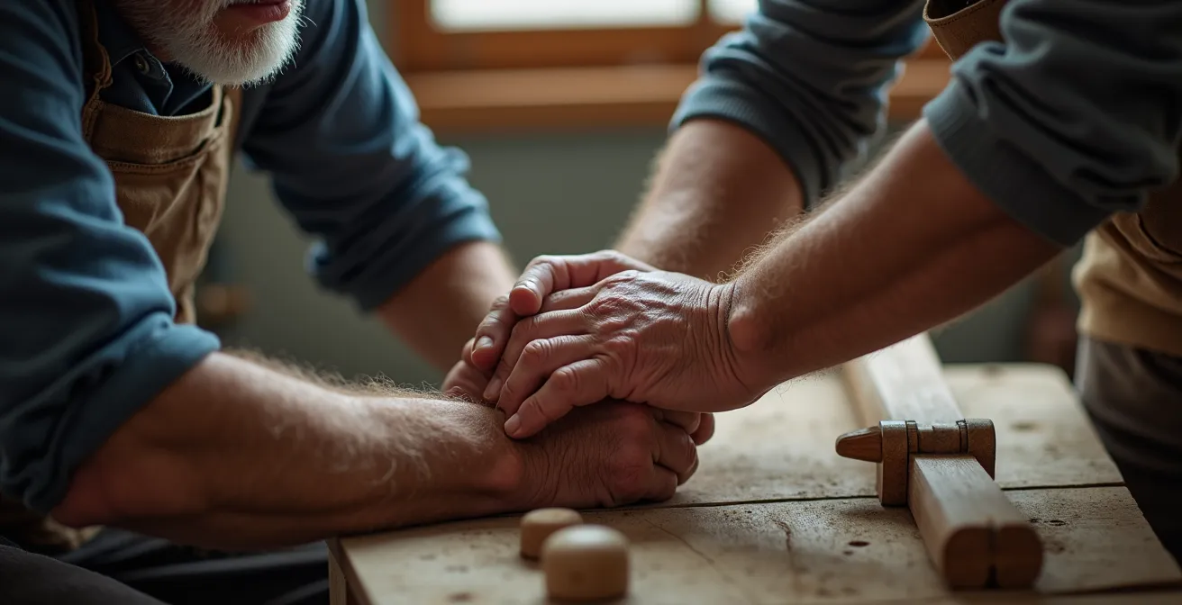 Transmission du savoir entre maître artisan et apprenti dans un atelier québécois