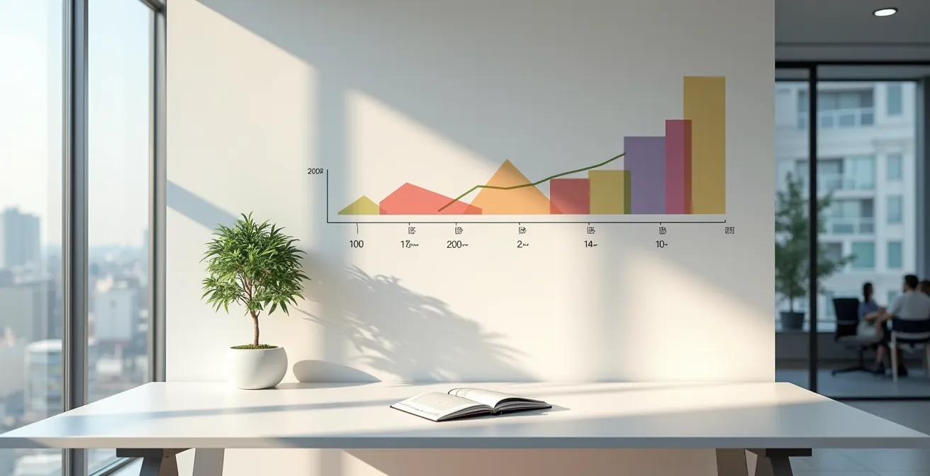 Bureau épuré montrant une approche méthodique du déploiement technologique dans un environnement canadien